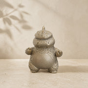 Ceramic Godzilla Figurine Planter – Handcrafted Desktop Décor