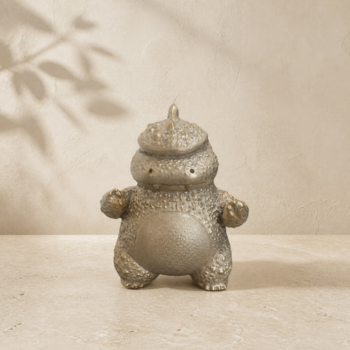 Ceramic Godzilla Figurine Planter – Handcrafted Desktop Décor