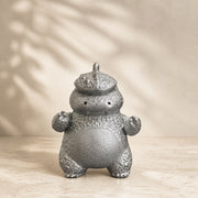 Ceramic Godzilla Figurine Planter – Handcrafted Desktop Décor