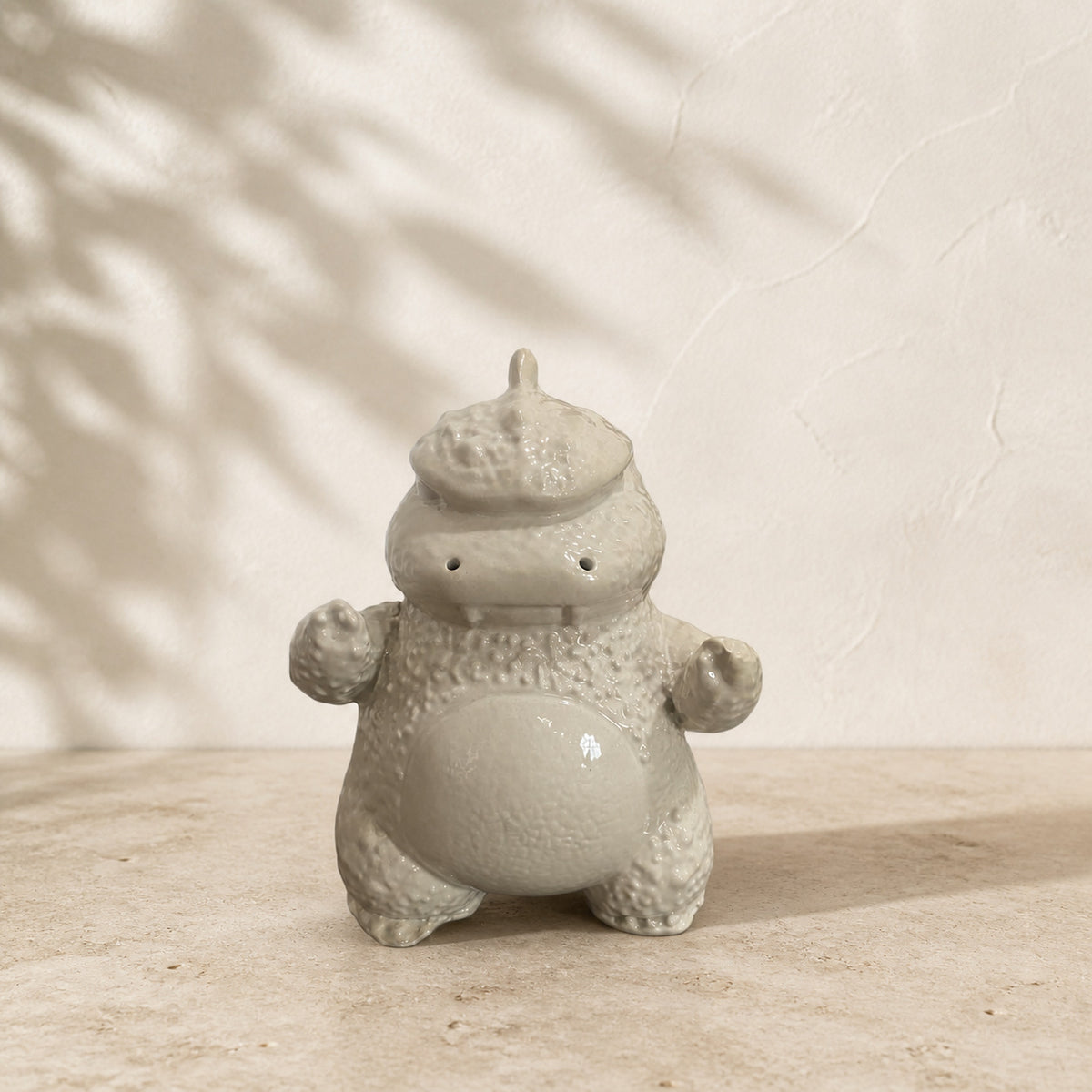 Ceramic Godzilla Figurine Planter – Handcrafted Desktop Décor